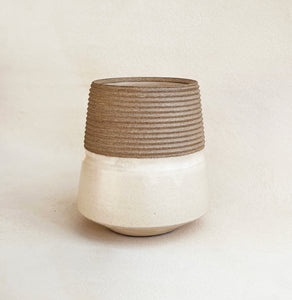 Vase in Matte Eggshell