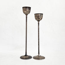 Load image into Gallery viewer, Silver Plated Candleholders