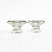 Load image into Gallery viewer, Glass Mushroom Candlestick Holders