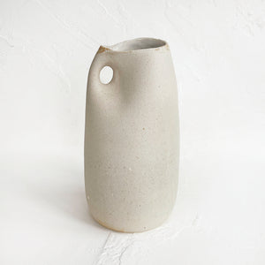 White Sand Vase