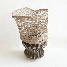 Load image into Gallery viewer, Ceramic and Woven Vase XXXVII