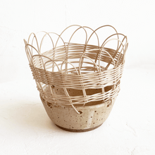 Load image into Gallery viewer, Ceramic and Woven Basket XXXIII