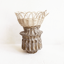 Load image into Gallery viewer, Ceramic and Woven Vase XXXVI