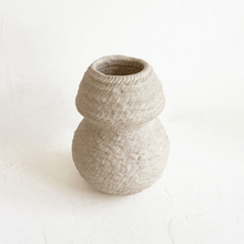Load image into Gallery viewer, Small Double Coiled Vase in Cream