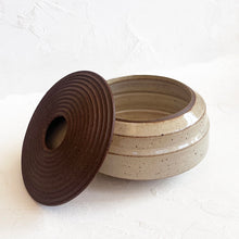 Load image into Gallery viewer, Lidded Vessel in Warm White