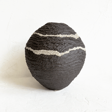 Load image into Gallery viewer, Small Coiled Vase in Brown and Cream