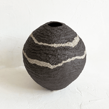 Load image into Gallery viewer, Small Coiled Vase in Brown and Cream
