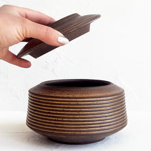 Load image into Gallery viewer, Lidded Vessel in Chestnut