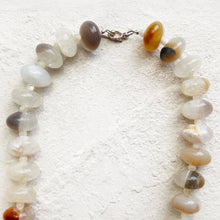 Load image into Gallery viewer, Agate Rondelle Necklace