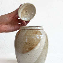 Load image into Gallery viewer, Large Lidded Vessel in Fawn