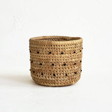 Load image into Gallery viewer, Nomadic Milking Basket with Black Beaded Dots