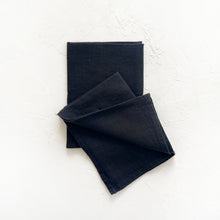 Load image into Gallery viewer, Linen Kitchen Towel in Black