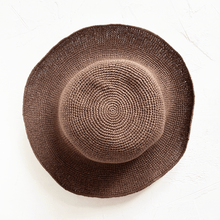 Load image into Gallery viewer, Raffia Bucket Hat in Brown