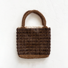 Load image into Gallery viewer, Beaded Molly Bag in Coffee