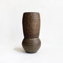 Load image into Gallery viewer, Large Lined Vase in Azurite