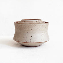 Load image into Gallery viewer, Lidded Vessel in Speckled Cream