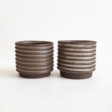 Load image into Gallery viewer, Textured Tumbler in Mocha and Cream