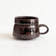 Load image into Gallery viewer, Espresso Mug in Glossy Brown and Black