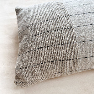 Mayla Cushion Cover in Natural & Black