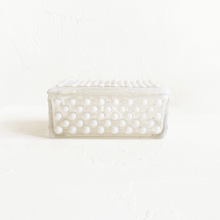Load image into Gallery viewer, Glass Hobnail Trinket Box