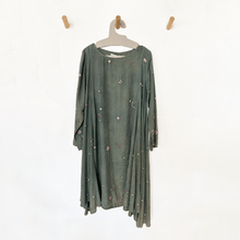 Load image into Gallery viewer, Silk Dress in Evergreen
