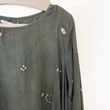 Load image into Gallery viewer, Silk Dress in Evergreen