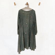 Load image into Gallery viewer, Silk Dress in Evergreen