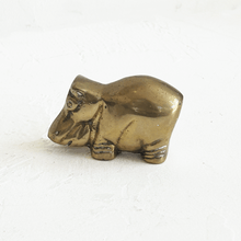 Load image into Gallery viewer, Brass Hippo