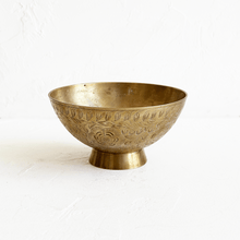 Load image into Gallery viewer, Brass Etched Bowl