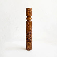 Load image into Gallery viewer, Vintage Wood Candle Holder