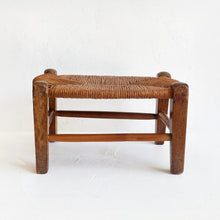 Load image into Gallery viewer, Woven Rush Stool