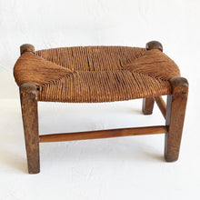 Load image into Gallery viewer, Woven Rush Stool