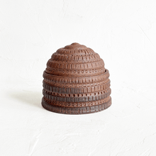 Load image into Gallery viewer, Carved Trinket Box in Red Stoneware