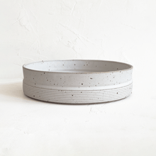 Load image into Gallery viewer, Ribbed Serving Platter in Matte White