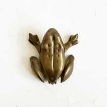 Load image into Gallery viewer, Brass Frog Trinket Box