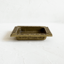 Load image into Gallery viewer, Brass Etched Square Ashtray