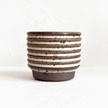 Load image into Gallery viewer, Textured Tumbler in Cream and Brown