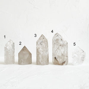 Crackled Quartz Tower