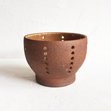Load image into Gallery viewer, Ceramic Colander in Red Stoneware