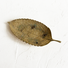 Load image into Gallery viewer, Brass Leaf Trinket Dish