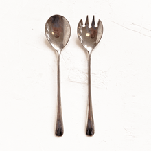 Load image into Gallery viewer, Silver Plated Salad Serving Set