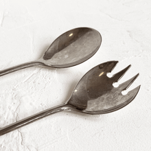 Load image into Gallery viewer, Silver Plated Salad Serving Set