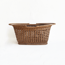 Load image into Gallery viewer, Vintage Handled Basket