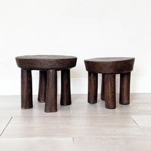 Load image into Gallery viewer, Vintage Dark Wood Senufo Stool