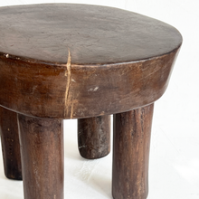 Load image into Gallery viewer, Vintage Dark Wood Senufo Stool