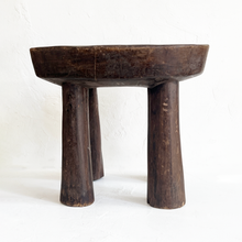 Load image into Gallery viewer, Vintage Dark Wood Senufo Stool