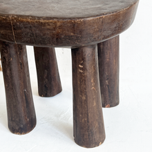 Load image into Gallery viewer, Vintage Dark Wood Senufo Stool
