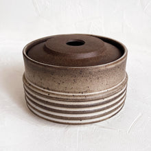 Load image into Gallery viewer, Lidded Vessel in Chocolate