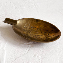 Load image into Gallery viewer, Brass Etched Leaf Ashtray