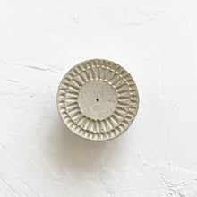 Load image into Gallery viewer, Chrysanthemum Incense Dish in Pumice